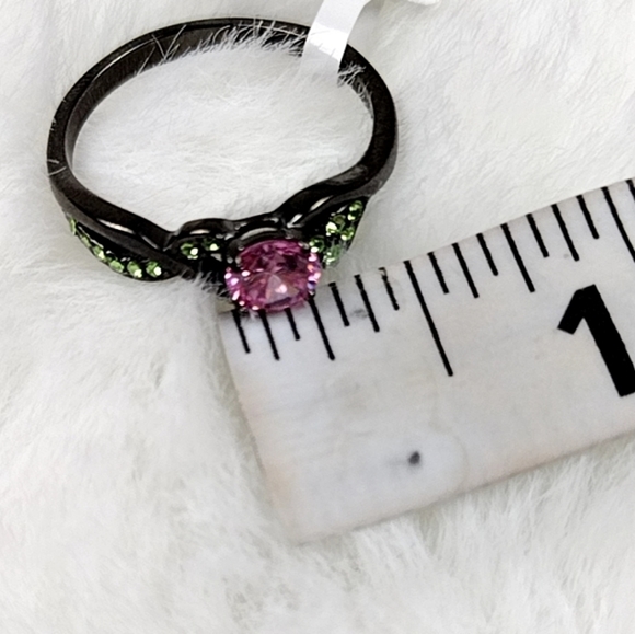 Stainless Steel Rose Vine Ring Hypoallergenic Jewelry - Picture 10 of 14